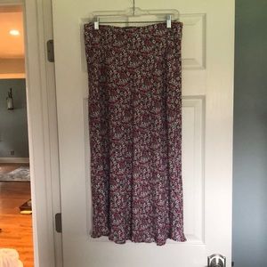 Size Medium Banana Republic Floral Skirt